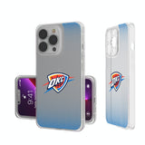 Oklahoma City Thunder Linen Clear Phone Case