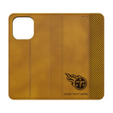 Tennessee Titans Personalized Burn Folio Phone Case for Apple iPhone