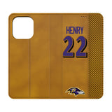 Derrick Henry Baltimore Ravens 22 Ready Folio Phone Case