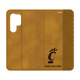 University of Cincinnati Bearcats Personalized Burn Folio Phone Case for Samsung Galaxy