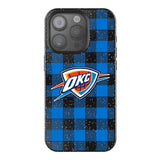 Oklahoma City Thunder Plaid Bling Phone Case