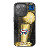Oklahoma City Thunder 2025 NBA Champions Bling Phone Case for Apple iPhone