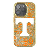 University of Tennessee Volunteers Paisley Bling Phone Case
