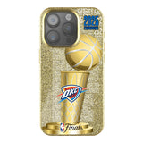 Oklahoma City Thunder 2025 NBA Champions Bling Phone Case for Apple iPhone