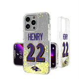 Derrick Henry Baltimore Ravens 22 Ready Glitter Phone Case
