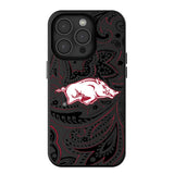 University of Arkansas Fayetteville Razorbacks Paisley MagSafe Compatible Phone Case for Apple iPhone