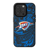 Oklahoma City Thunder Paisley MagSafe Compatible Phone Case for Apple iPhone