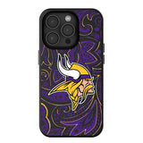 Minnesota Vikings Paisley MagSafe Compatible Phone Case for Apple iPhone