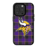 Minnesota Vikings Plaid MagSafe Compatible Phone Case for Apple iPhone