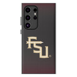 Florida State University Seminoles Athletic Wordmark Linen MagSafe Compatible Phone Case for Samsung Galaxy