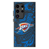 Oklahoma City Thunder Paisley MagSafe Compatible Phone Case for Samsung Galaxy