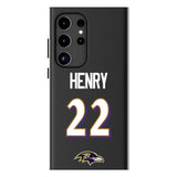 Derrick Henry Baltimore Ravens 22 Ready MagSafe Compatible Phone Case for Samsung Galaxy