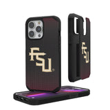 Florida State University Seminoles Athletic Wordmark Linen Rugged Phone Case