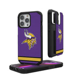 Minnesota Vikings Stripe Rugged Phone Case