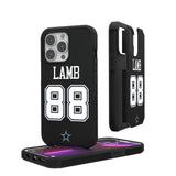CeeDee Lamb Dallas Cowboys 88 Ready Rugged Phone Case