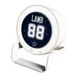 CeeDee Lamb Dallas Cowboys 88 Ready Night Light Charger and Bluetooth Speaker