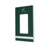 Michigan State University Spartans Stripe Hidden-Screw Light Switch Plate