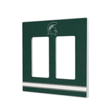 Michigan State University Spartans Stripe Hidden-Screw Light Switch Plate