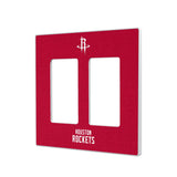Houston Rockets Solid Hidden-Screw Light Switch Plate