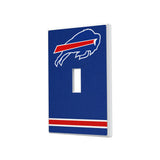 Buffalo Bills Stripe Hidden-Screw Light Switch Plate