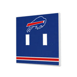 Buffalo Bills Stripe Hidden-Screw Light Switch Plate