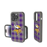 Minnesota Vikings Plaid Soft Touch Phone Case