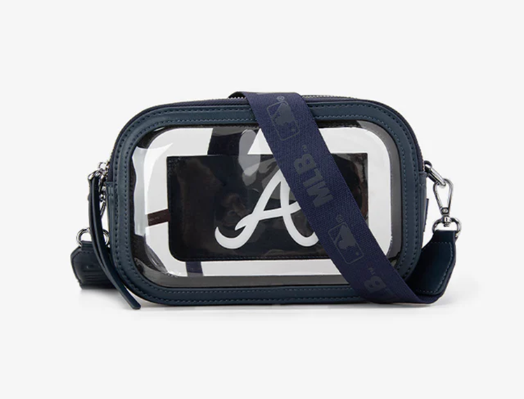 MLB Atlanta Braves Clear Crossbody Bag &ndash; SOK Sports