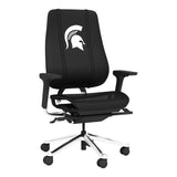 PhantomX Gaming Chair with Michigan State Spartans Primary Logo