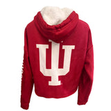 Indiana Hoosiers Crimson Varsity Furry Hoodie