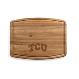 TCU Horned Frogs - Ovale Acacia Cutting Board