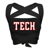 Texas Tech Black Multi Way Bandeau Top