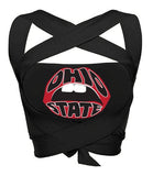 Ohio State OSU Buckeyes Black Multi Way Bandeau Top