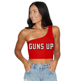 Texas Tech Guns Up One Shoulder Top