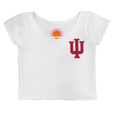 Indiana Hoosiers White Babydoll Tee