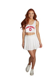 Ohio State OSU Buckeyes White Crop Tank Top