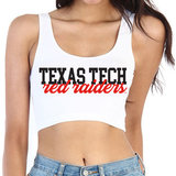 Texas Tech Crop Tank Top