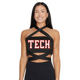 Texas Tech Black Multi Way Bandeau Top