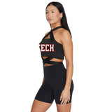 Texas Tech Black Multi Way Bandeau Top