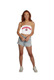Ohio State OSU Buckeyes White Tube Top