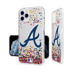 Atlanta Braves Confetti Clear Case