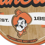 Oklahoma State Cowboys 3D Fan Cave Sign