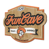 Oklahoma State Cowboys 3D Fan Cave Sign