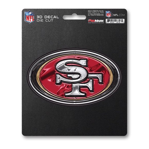 San Francisco 49ers 3D Die Cut Decal