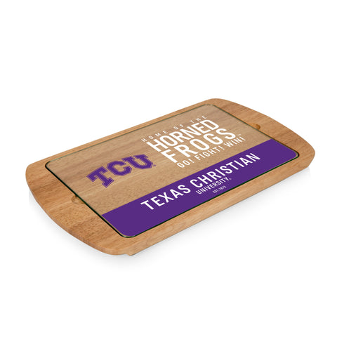 TCU Horned Frogs - Billboard Glass Top Serving Tray