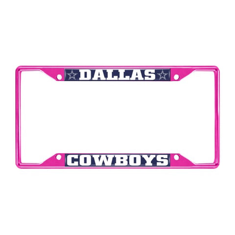 Dallas Cowboys License Plate Frame - Pink