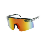FOCO Green Bay Packers Camo Splatter Sunglasses