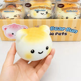 Meow Bear Bun Cutie Pets Slow Rising Squishy