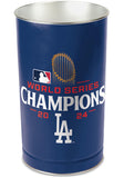 Los Angeles Dodgers 2024 World Series Champions Tapered Waste Basket