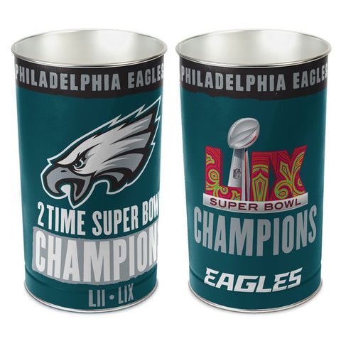 Philadelphia Eagles Super Bowl LIX Champions 15 inch Wastebasket