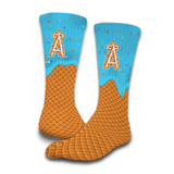 Los Angeles Angels Ice Cream Drip 2-Pack Lifestyle Crew Socks